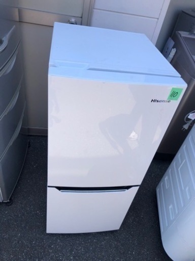 １１０　北九州市内配送無料　保証付きハイセンス 冷蔵庫 130L 2ドア HR-D1301