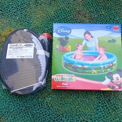 水遊びプールと空気入れのセット【未使用品】　子供用品 ベビー用品...