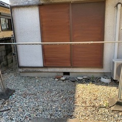 屋外洗濯干し