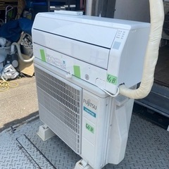 工事込み金額‼️ 富士通ゼネラル FUJITSU GENERAL AS-C22H-W [エアコン （6畳・単相100V） ホワイト Cシリーズ nocria（ノクリア）]の画像