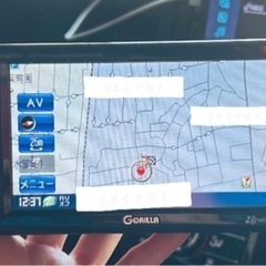 カーナビ　GORILLA SDカード付き　の画像