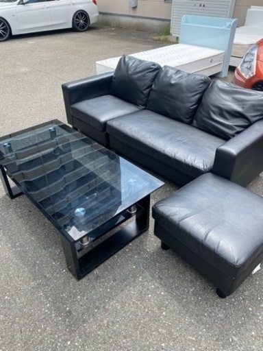 家具 ガラステーブルのみ