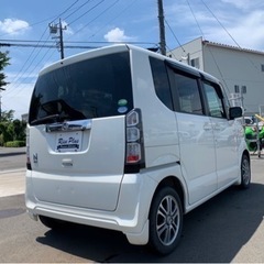 総額59.8万円 ホンダ N-BOX GLパッケージ 車検2年付き 4万キロ台 プッシュ 左パワスラ VSA ECON ステアリングスイッチ ナビ ワンセグ ETC バックカメラの画像