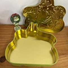 美品 HEIDEL ハイデル ウサギ うさぎ 缶 ボックス 小物入れ エンボス加工の画像