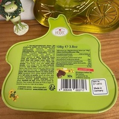 美品 HEIDEL ハイデル ウサギ うさぎ 缶 ボックス 小物入れ エンボス加工の画像