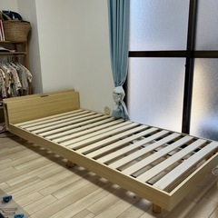 (取引中)家具 ベッド シングルベッドの画像