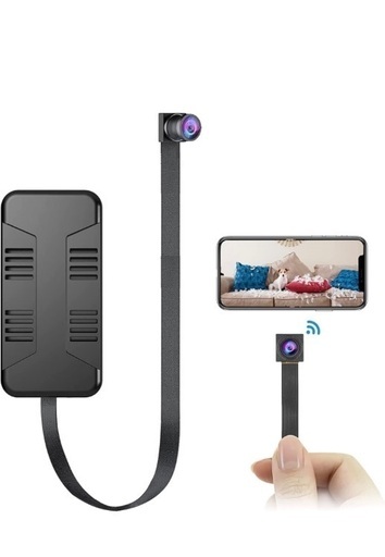 超小型カメラ WiFi 防犯カメラ 隠しカメラ FHD 1080P 256GB対応 2000mAhバッテリー内蔵、連続録画時間7時間 USB充電式 上書き録画 広角 長時間録画 iOS/Android 遠隔監視 動体検知 証拠撮影 屋内/玄関/屋外 操作簡単