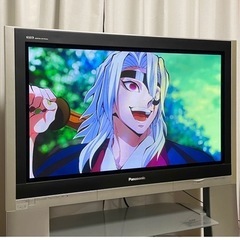 引き取り（近距離配送）限定 パナソニック ビエラ 37型デジタルハイビジョンテレビ TH-37PX600 専用テレビ台付の画像