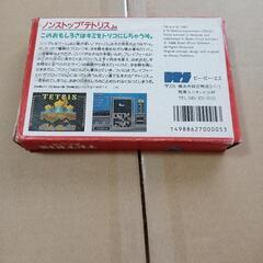 ファミコン 　テトリス 取説 と 空き箱の画像