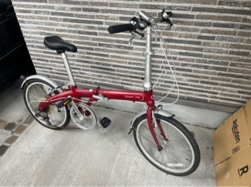 dahon route 赤　折り畳み自転
車