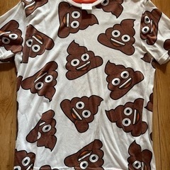 emoji うんちTシャツ　LL