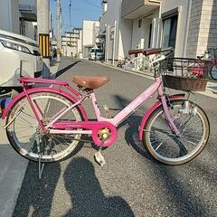 自転車　20インチ　子供　女の子
