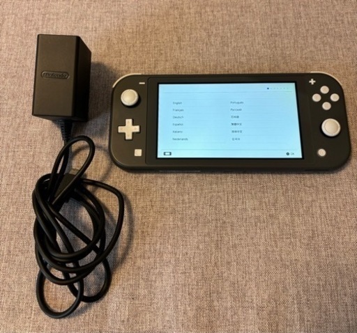 ニンテンドースイッチライト グレーSDカード付 Nintendo Switch Lite