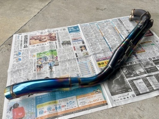 【中古】　YAMAHA ヤマハ　TMAX530  T-MAX530 PRO DRAG プロドラッグ  チタン　エキパイ　追加O2センサーボスあり