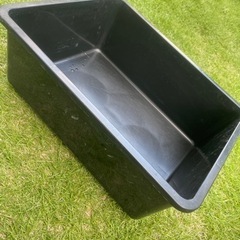 メダカ容器　鈴木製作所 角型タライ フラット 黒の画像