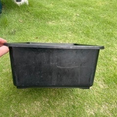 メダカ容器　鈴木製作所 角型タライ フラット 黒の画像