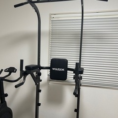 オークランドブルーズ　トレーニングジムセット WILD FIT パワーラック ジムセット 黒ラバー 140 / ベンチプレス