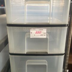 リサイクルショップどりーむ荒田店 No11038 三段収納　衣類収納の画像