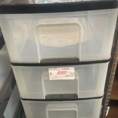 リサイクルショップどりーむ荒田店 No11038 三段収納　衣類収納の画像
