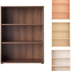 イタリア高級ブランド fantoni 収納棚 木製扉 オープンラック 鍵付き 高さ120cmの画像