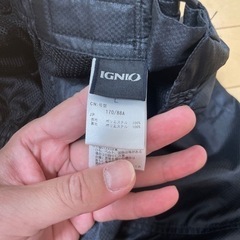ゴルフパンツ　黒の画像