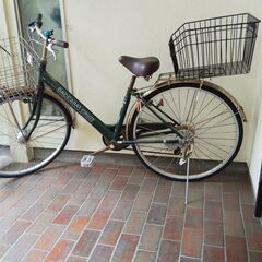 自転車・27インチ・6段ギア・自動点灯・引き取り＝神奈川県藤沢市