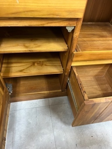 unico 高級家具 キッチン棚