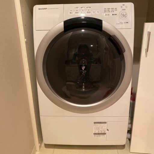 【値下げ⭐︎保証期間内⭐︎】シャープドラム式洗濯乾燥機