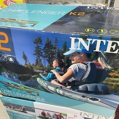 【激安・未使用品】インテックス チャレンジャー K2 カヤック 2人用