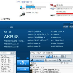 🎶SONYウォークマン  🎶NW-A805 ホワイト (2GB)の画像