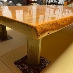 高級座卓　鉄刀木（タガヤサン）購入時20万の画像