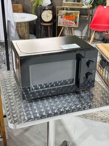 N.simple ニトリ】NITORI シンプルシリーズ 8971554 2023年 電子レンジ ブラック 未使用品 50Hｚ 東日本専用