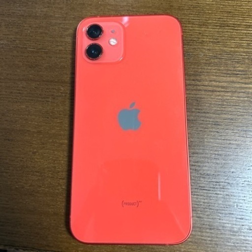 iPhone12 64GB プロダクトレッドとホワイト下記の説明を必ずご確認下さい。　