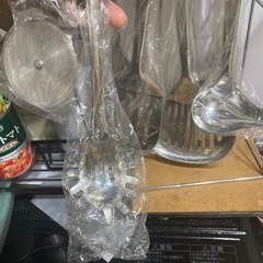 キッチンツール10本＋収納ラックセット新品の画像