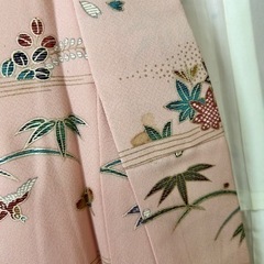 【着物】ピンク 梅の花 の画像
