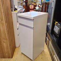 Pamouna パモウナ キッチンボード 下キャビネット 下台 幅40cm ソフトクローズ引出し 扉1枚 棚板可動式 ホワイト 鏡面仕上げ 奥行50cm×高さ101cm 検) IDC大塚家具★近隣配送無料 買取帝国 朝霞店