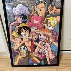 ワンピースパズル　完成品　額有り