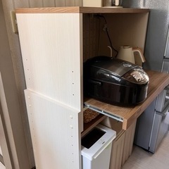 上下伸縮 キッチンラック　の画像