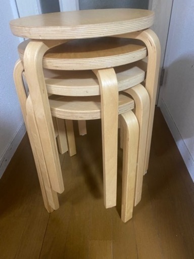 IKEA /イケア　FROSTA/フロスタ 4脚セット