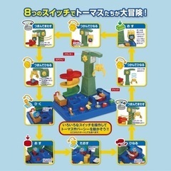 学研　トーマス　おもちゃ 知育玩具の画像