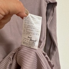 RETRO GIRL Vネック リブ メロートップスの画像