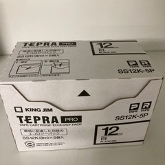 【お譲り決まりました】TEPRAテプラテープ5個入り