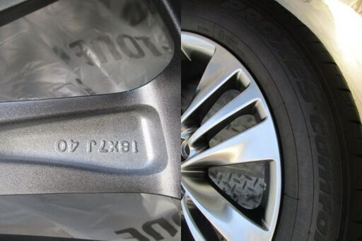 新車外し 40系アルファード純正アルミ タイヤ 4本セット 18×7J 40 TOYO 225/60R18 100H