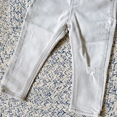 ZARA Baby クラッシュデニム　グレー系の画像