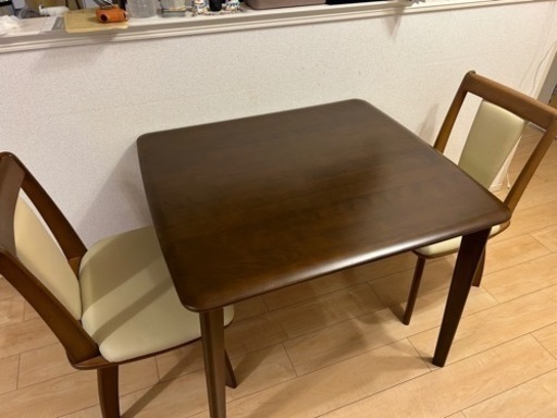 6/9or10引き取りに来れる方限定！家具•ダイニングテーブル、チェア3点セット