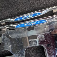 ムーヴ MOVE ダイハツ純正 ナンバーフレーム　ナンバー枠 ２...