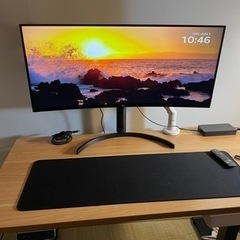 LG 35WN75C-B 35インチ ウルトラワイド 曲面ディス...