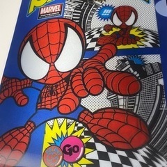 新品　USJ スパイダーマン　3D クリアファイル 2枚セットの画像