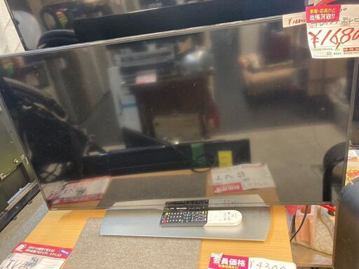 ☆中古￥16,800！SHARP　40インチ液晶テレビ　家電　LC-40U40型　2017年製　【BF010】