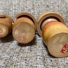 昭和レトロ　こけし3姉妹の画像